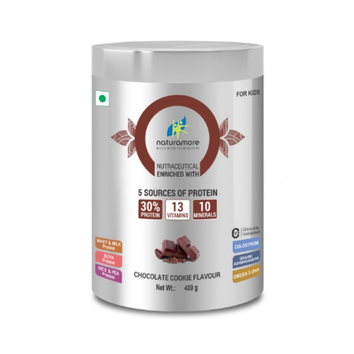 Naturamore For Kids Chocolate Cookie Flavour- 400 gm